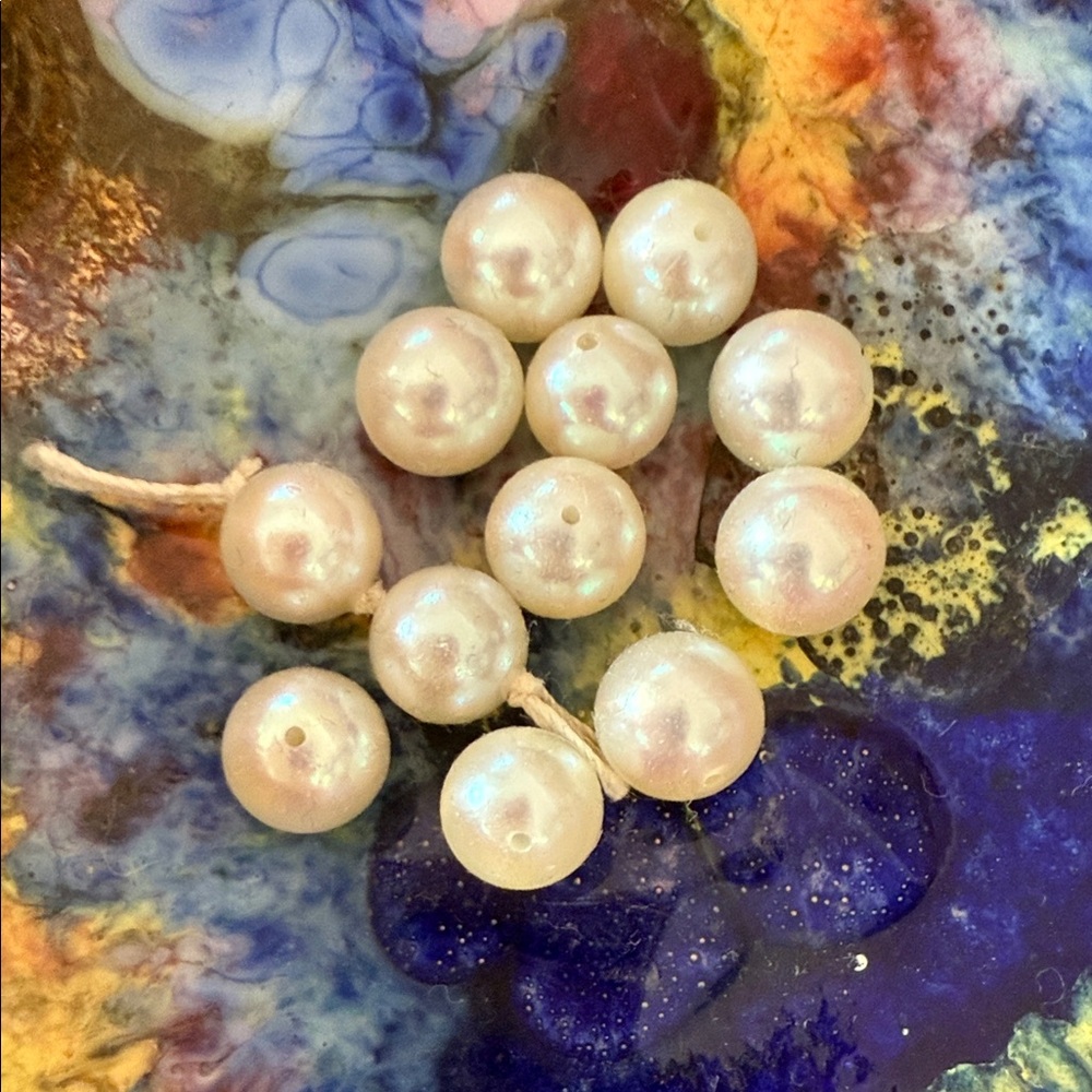 Elegant White Pearl Beads